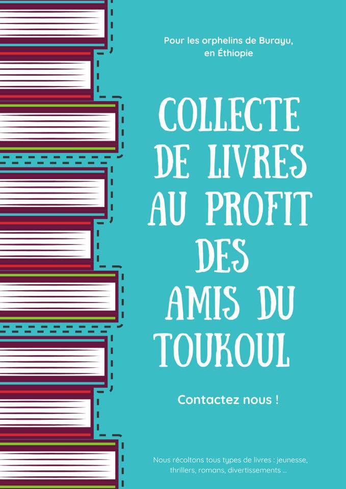 Collecte de livres au profit des amis du Toukoul